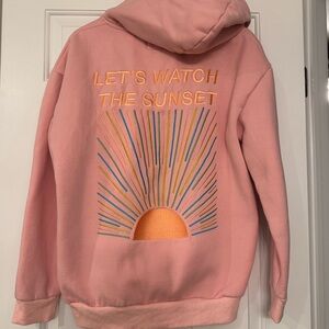 Dandy Worldwide Oversized Pink Hoodie